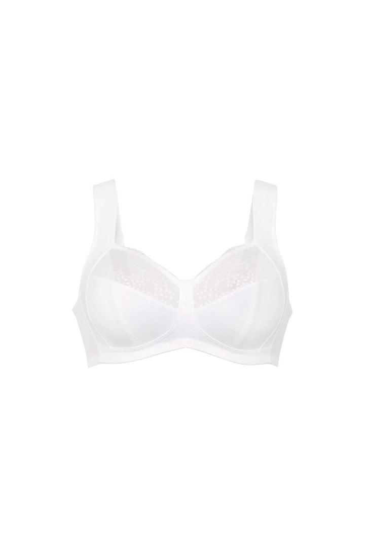 Wireless bra with wide straps TOP SALES ORELY WHITE