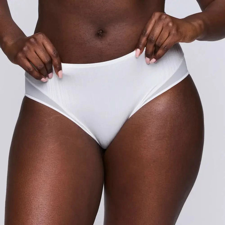 KNOKKE NATURAL high-waist briefs
