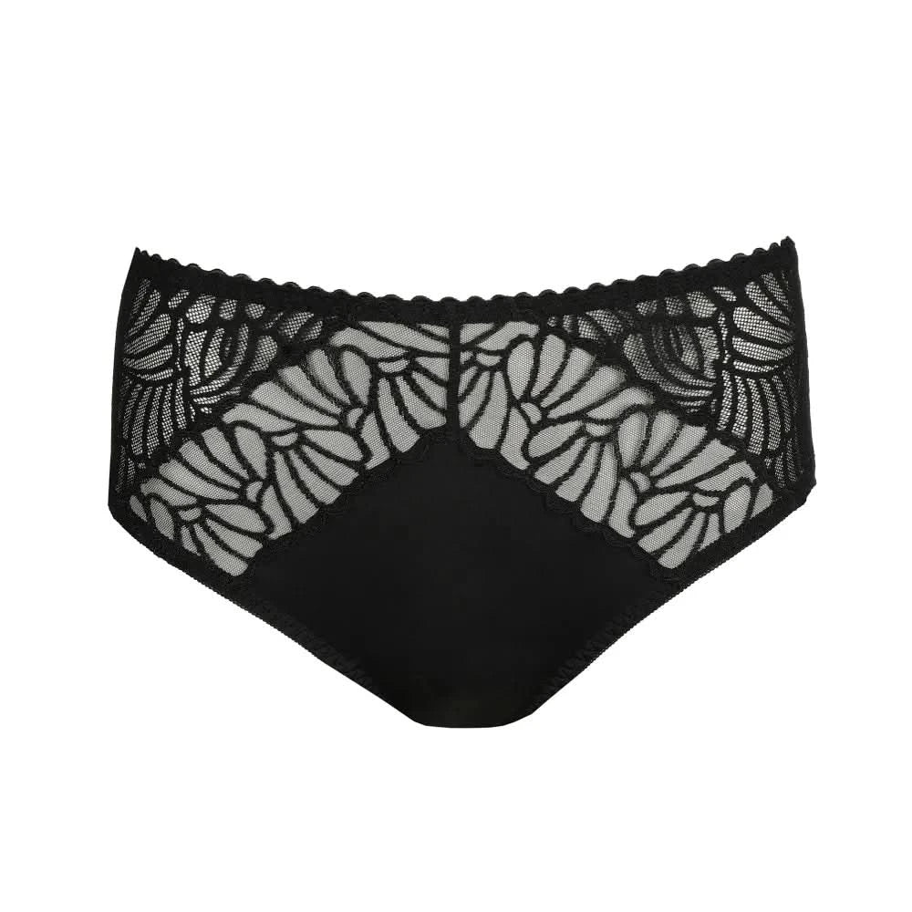 High waisted lace panties GALLIPOLI BLACK