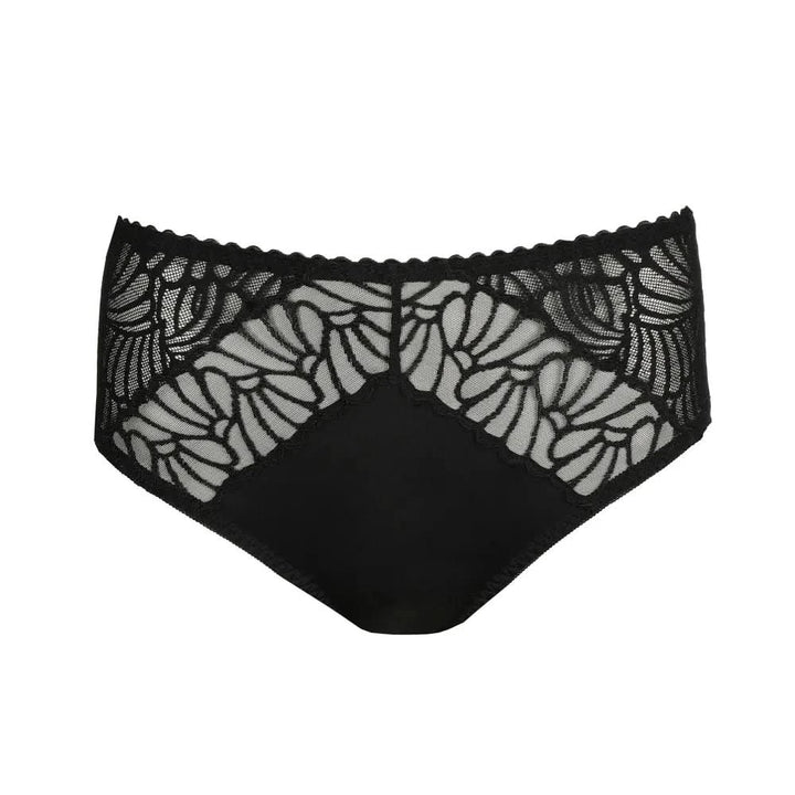 High waisted lace panties GALLIPOLI BLACK