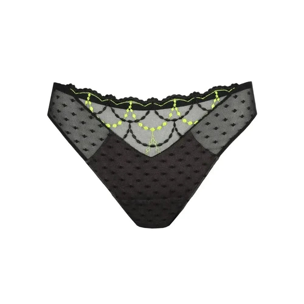 TEPITO panties with polka dots and fluorescent lace