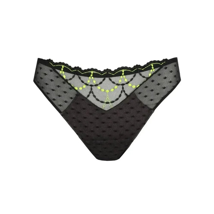TEPITO panties with polka dots and fluorescent lace