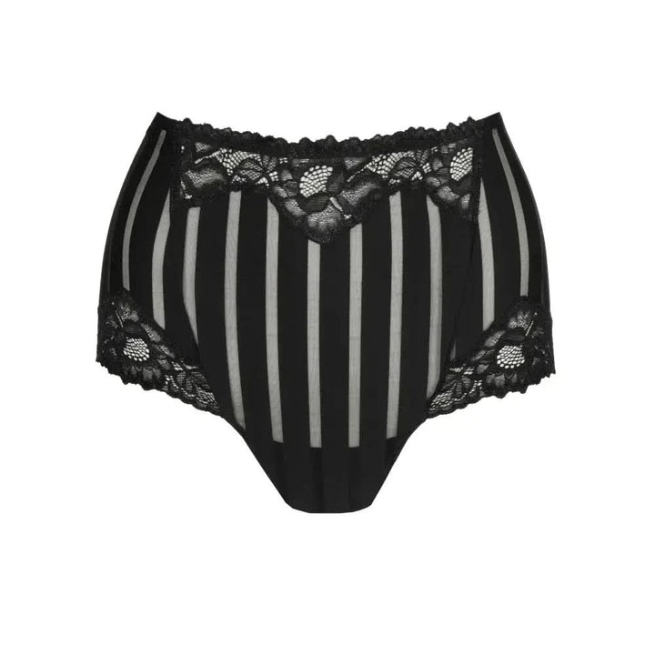Maldives High Waisted Bikini Bottoms Black