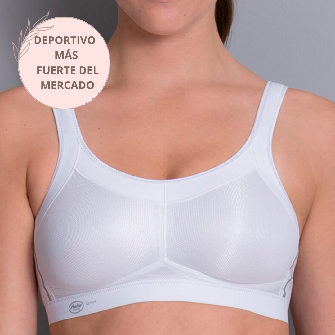 Sujetador deportivo número 1 en ventas MOMENTUM BLANCO