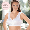 Sujetador tirantes súper anchos ideal espalda sin aros MYLENA BLANCO