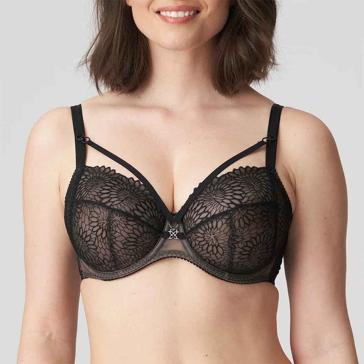SOPHORA reducing effect lace bra BLACK