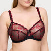 SUJETADOR DE ENCAJE CON AROS SPRINGDALE BLACK ROSE