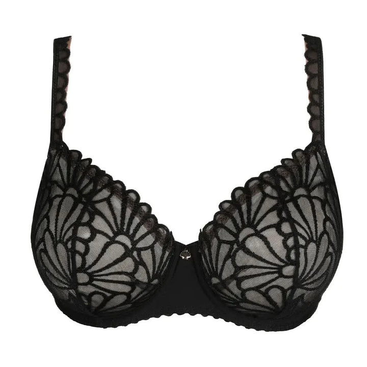 GALLIPOLLI BLACK Lace Balconette Bra