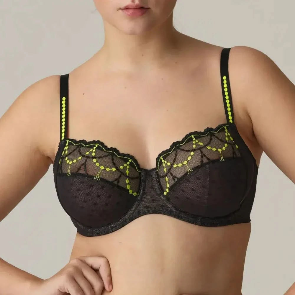 TEPITO LIMITED EDITION polka dot and neon bra