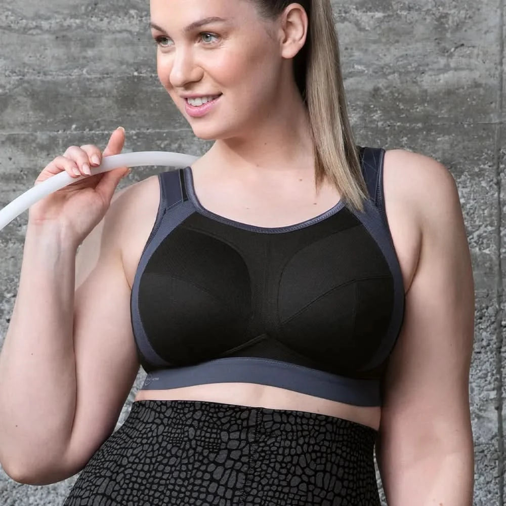 Sports bra SPECIAL LARGE CUPS EXTREME CONTROL PLUS BLACK