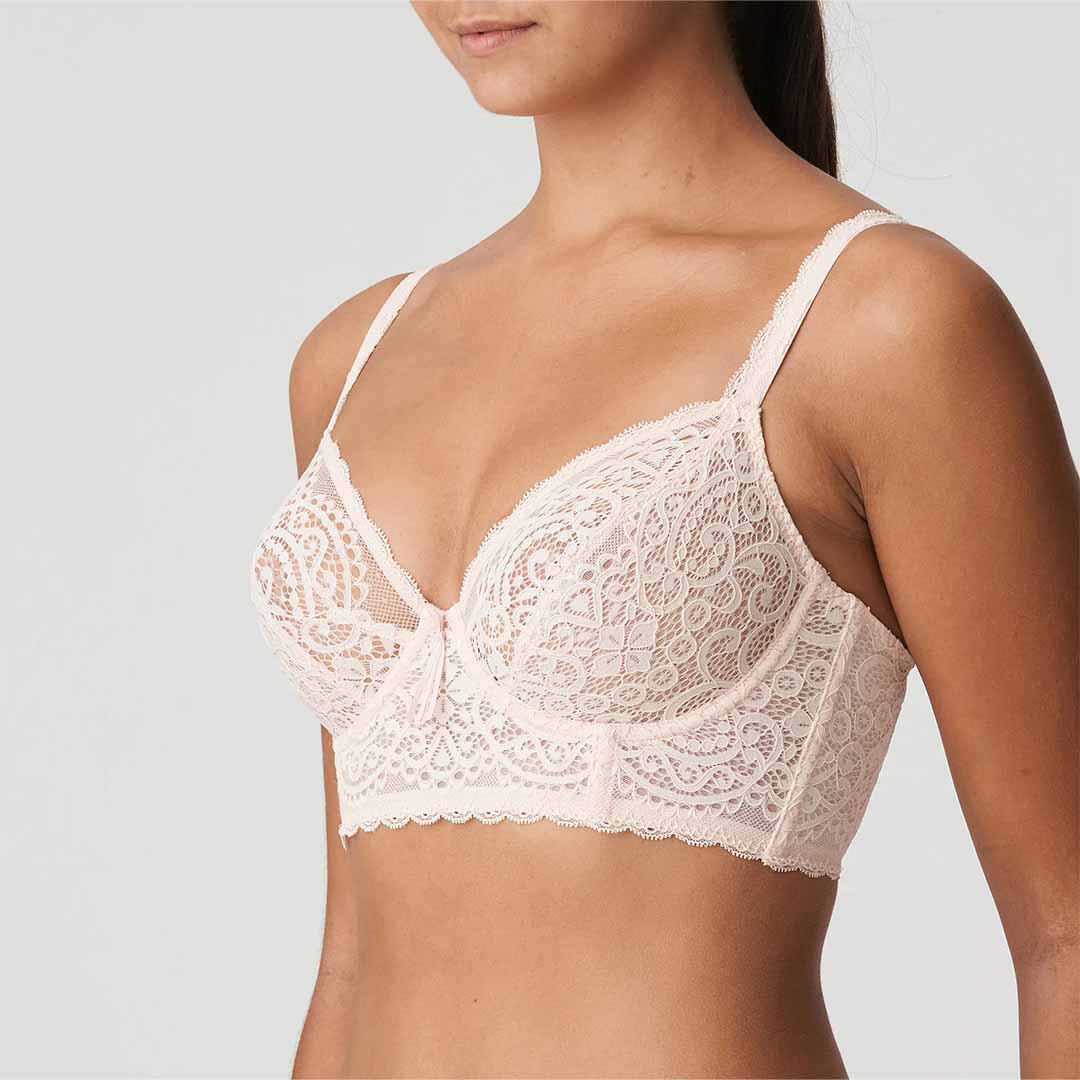 I DO SILKY TAN Underwired Lace Bralette