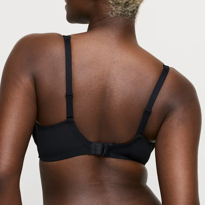 Sujetador de fino encaje con aros Rupi Black Corseteria Singuerlin
