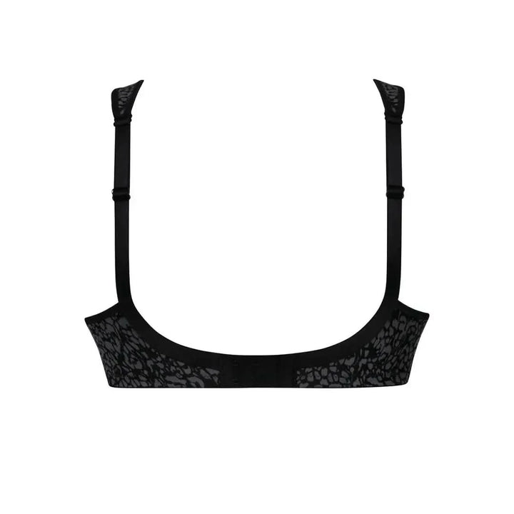 Sujetador sin aros Nº1 EN VENTAS con tirantes anchos confort CLARA ART NEGRO CORSETERIA SINGUERLIN