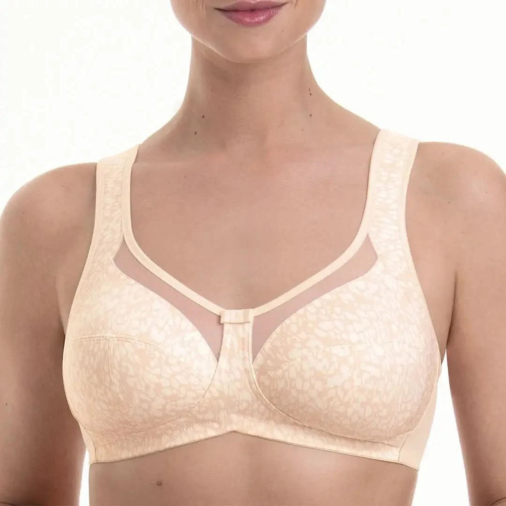 Sujetador sin aros Nº1 EN VENTAS con tirantes anchos confort CLARA ART SMART ROSE CORSETERÍA SINGUERLIN