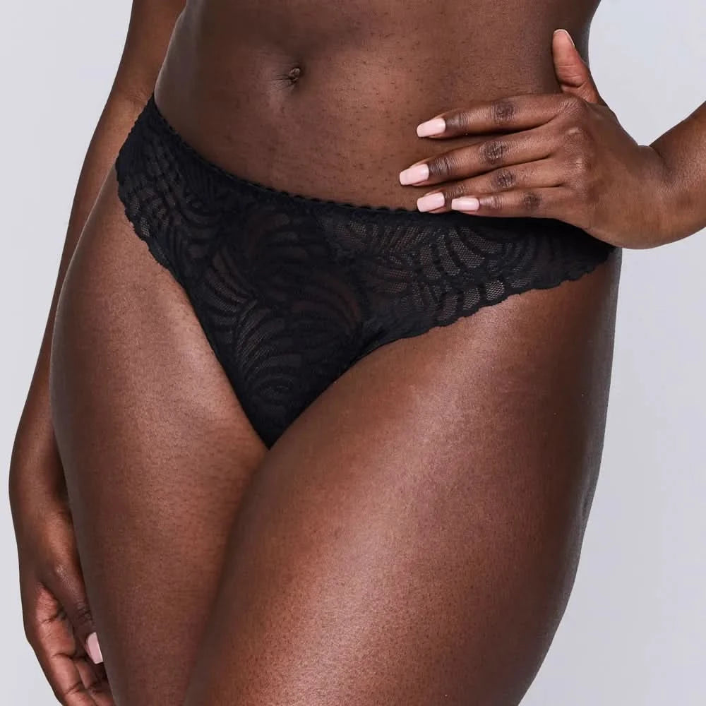 GALLIPOLI BLACK Lace Thong