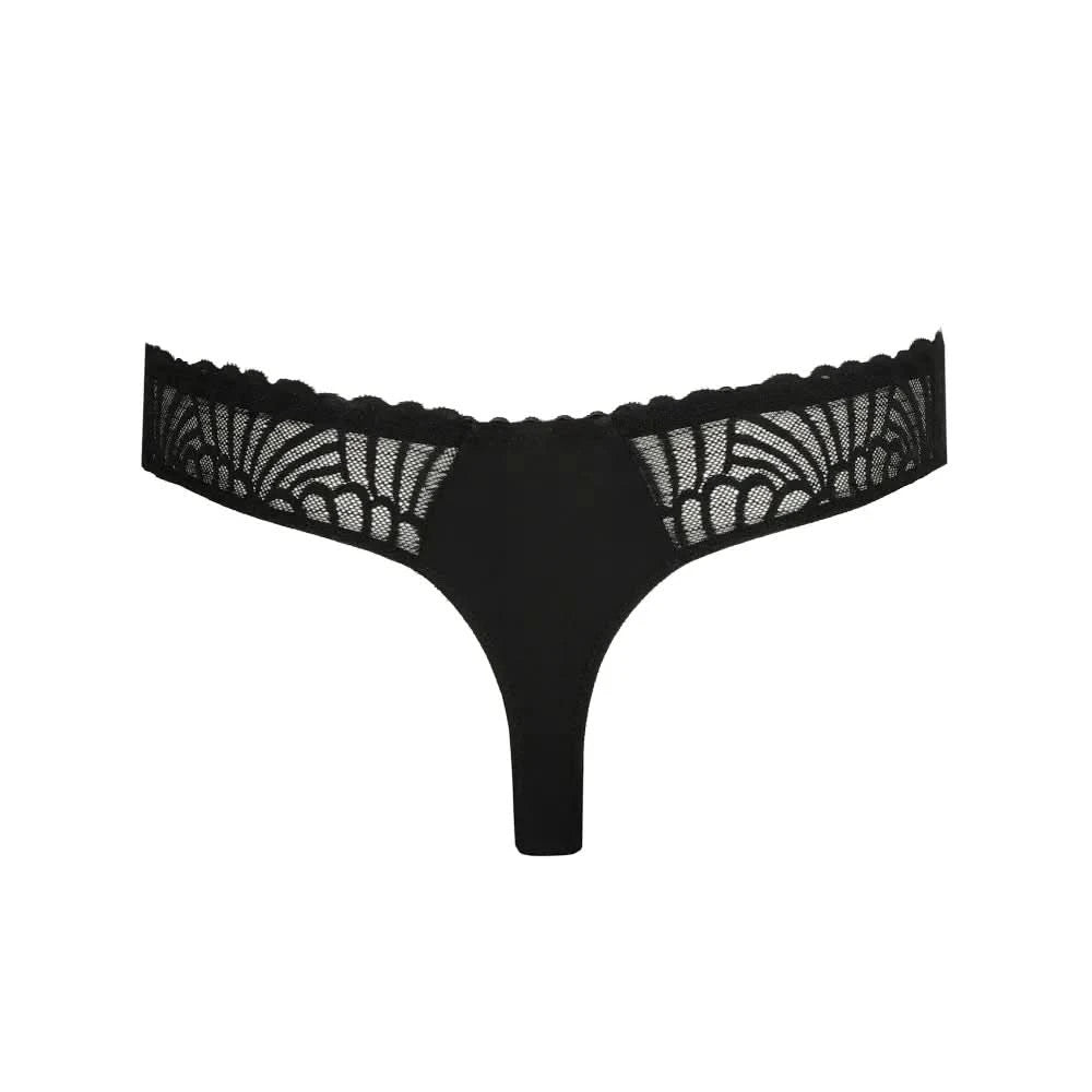 GALLIPOLI BLACK Lace Thong