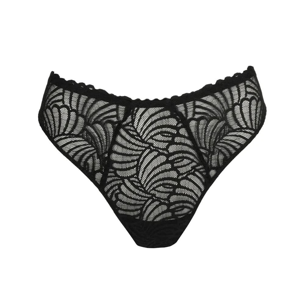 GALLIPOLI BLACK Lace Thong
