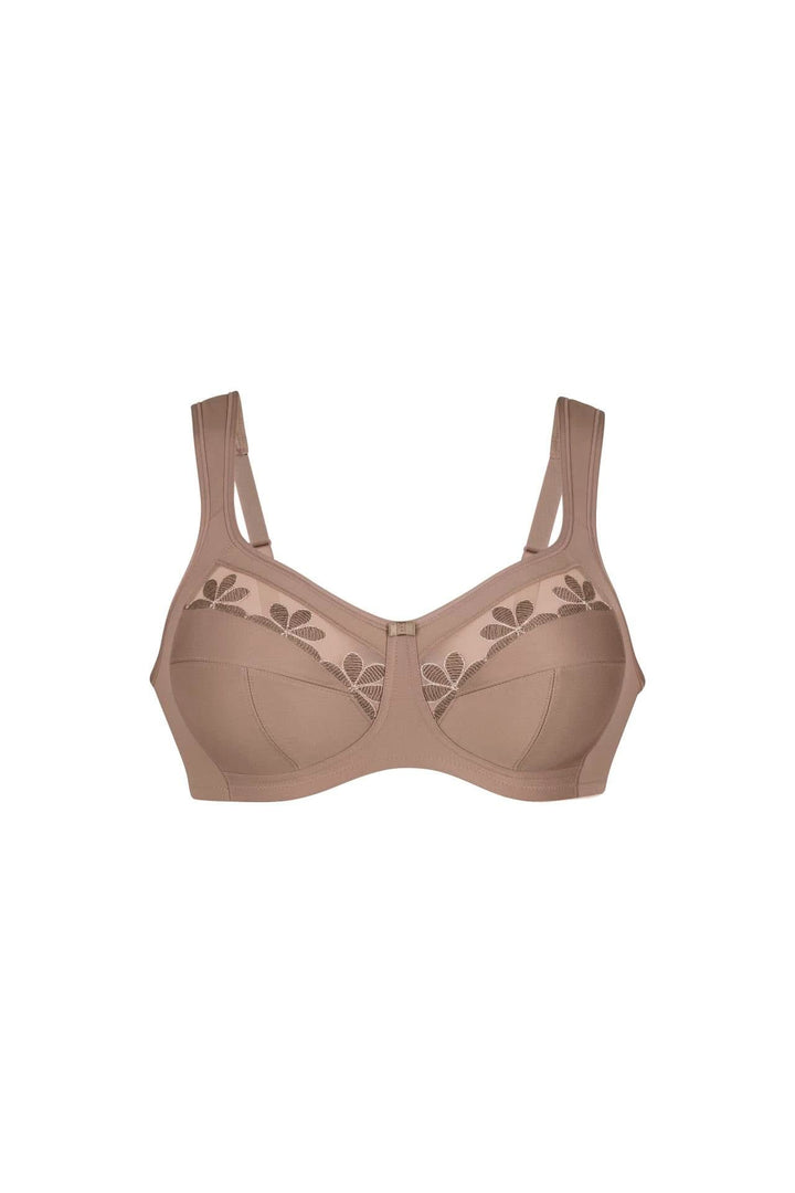 Sujetador sin aros con tirantes anchos ideal copas grandes SOPHIA DUSTY ROSE