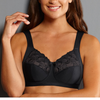 Sujetador SIN AROS con tirantes anchos acolchados LUCIA NEGRO