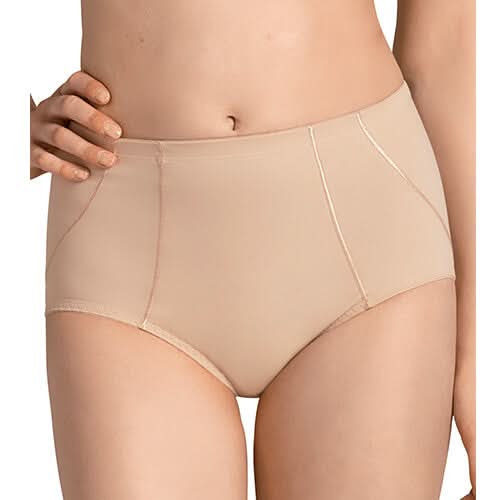 faja reductora a cintura beige-Faja corte braga beige-Faja reductora vientre beige-Faja cómoda beige