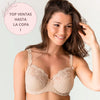 Sujetador reductor con aros TOP VENTAS Madison BEIGE