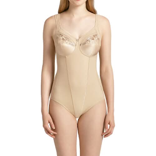 Body reductor de figura sin aros con tirantes anchos SAFINA