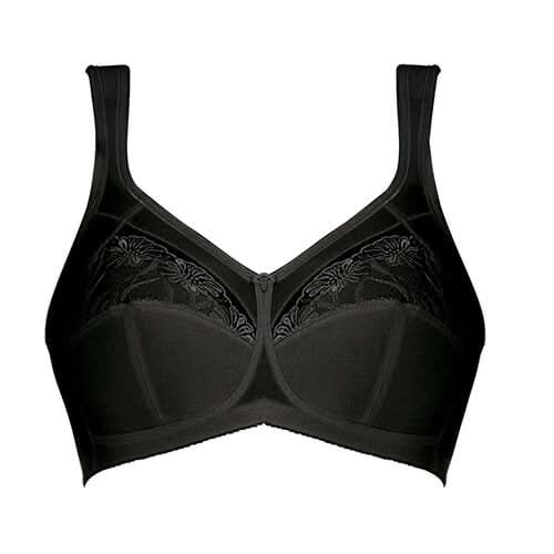 Non-wired bra with wide straps SAFINA BLACK