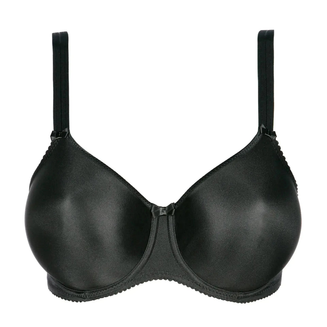Super-reducing bra with smooth cups and underwire SATIN BLACK