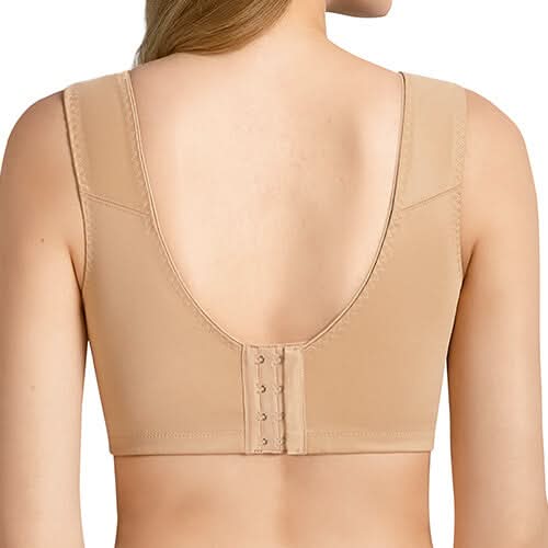 Sujetador con tirantes de alivio anchos sin aros MICROENERGEN BEIGE