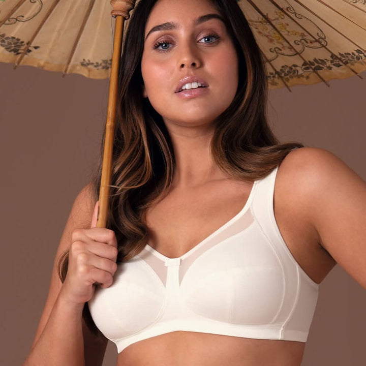 Nº1 SELLING non-wired bra with wide comfort straps CLARA CRISTAL