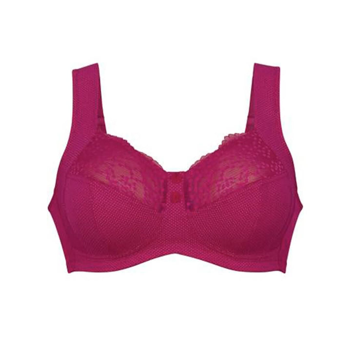 Non-wired bra with wide straps TOP SALES ORELY RED