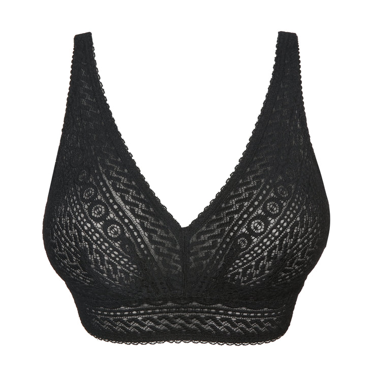 Sujetador sin aros tipo bralette con encaje MONTARA