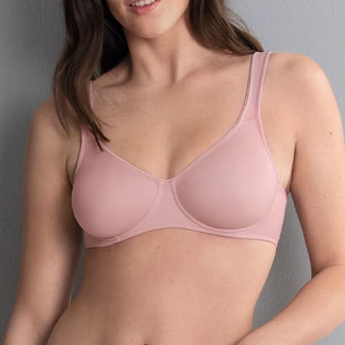 Sujetador liso con aros rosa-Sujetador con aros liso sin relleno rosa-Sujetador liso sin relleno rosa-Sujetador liso sin espuma con aros rosa-Sujetador con aros liso sin espuma rosa