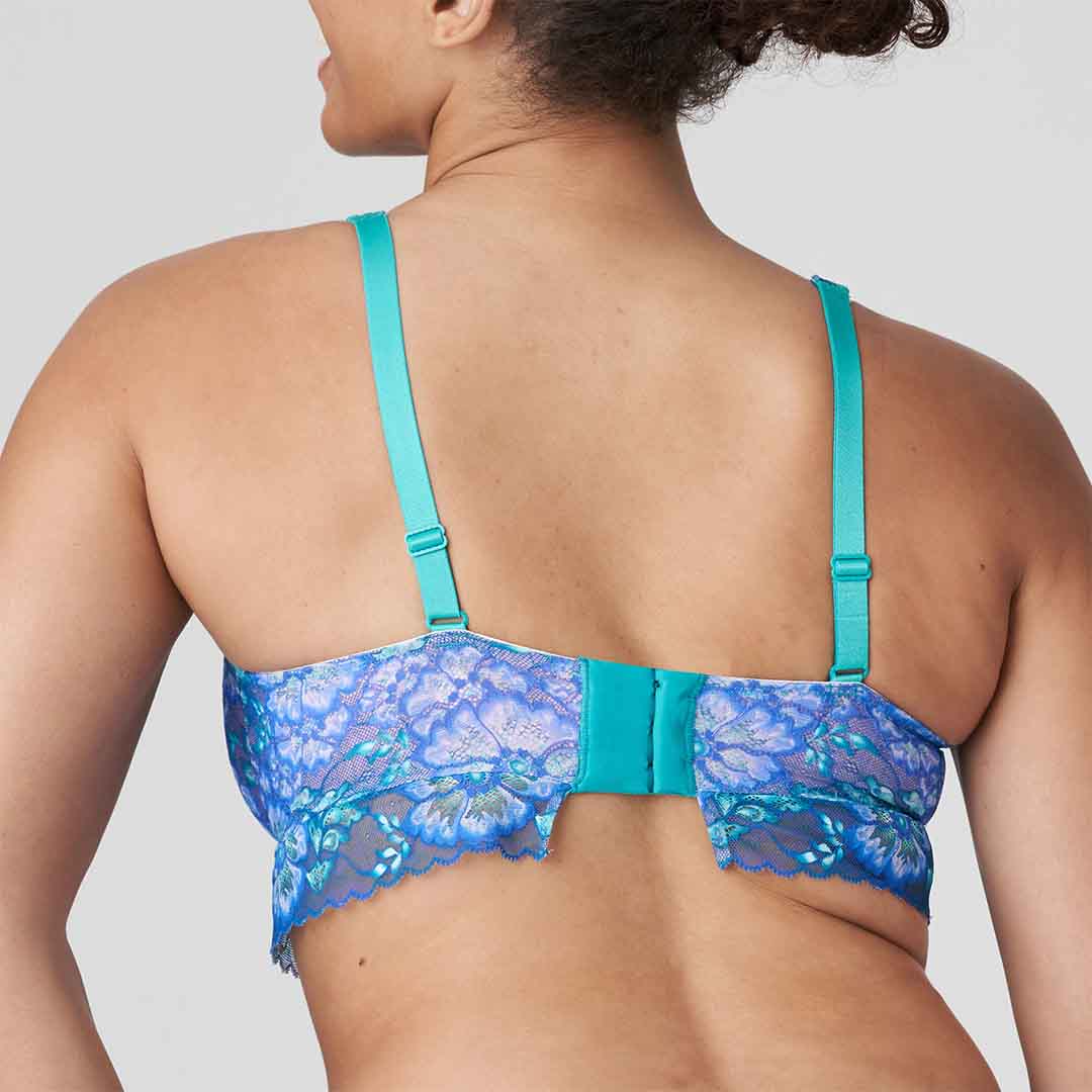 LIMITED EDITION MORRO BAY BLUE underwired bralette bra