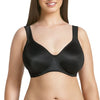 Bra with underwire and smooth cups without padding TWIN BLACK