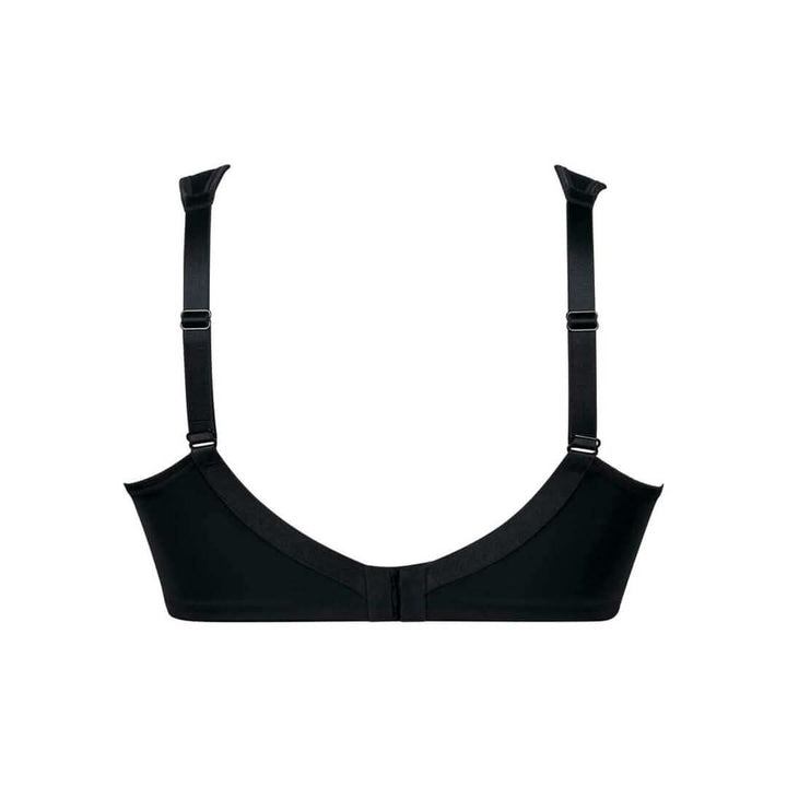 Sujetador sin aros con tirantes anchos ideal copas grandes SOPHIA NEGRO