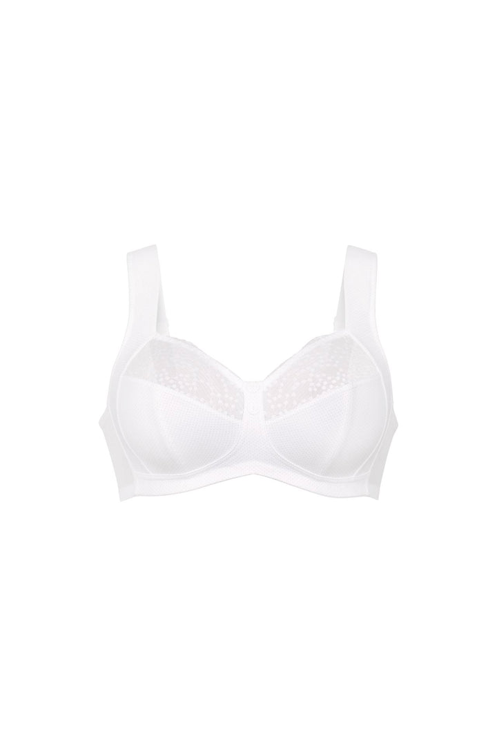 Wireless bra with wide straps TOP SALES ORELY WHITE 