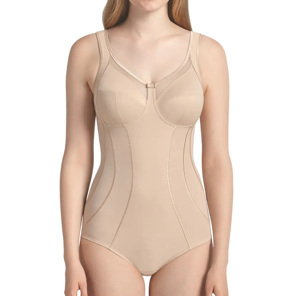 Body reductor de figura Nº1 EN VENTAS sin aros confort CLARA BEIGE