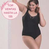 Body reductor de figura Nº1 EN VENTAS sin aros confort CLARA NEGRO