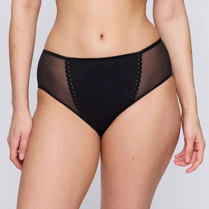 VIVGIRL BLACK High Waisted Panties