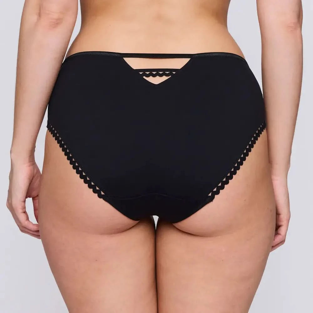 VIVGIRL BLACK High Waisted Panties