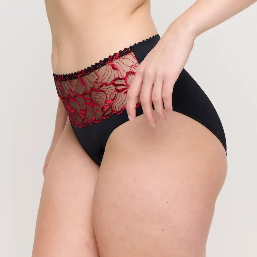Braga alta SPRINGDALE BLACK ROSE Corseteria Singuerlin