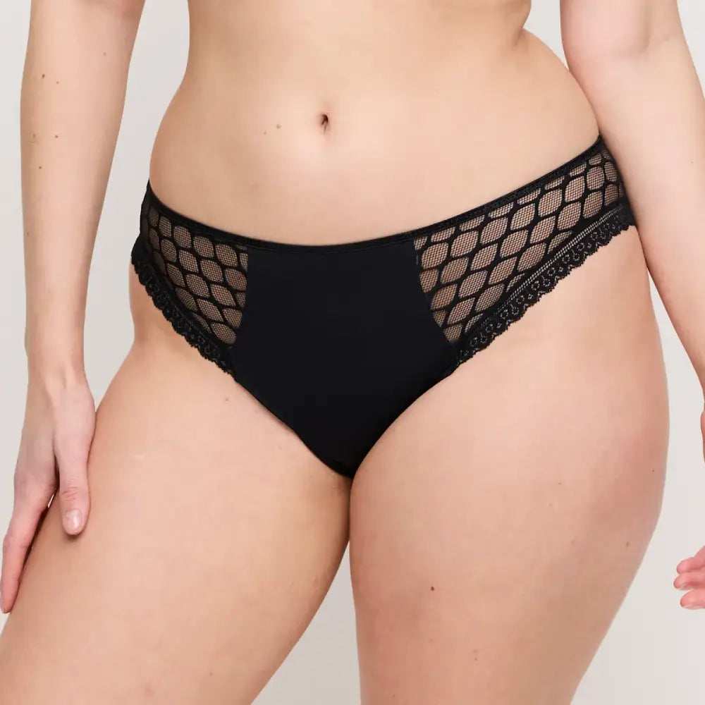 Braguita con encaje NAKO NEGRO Corseteria Singuerlin