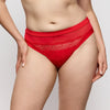 Braguita con encaje SOPHORA TRUE RED