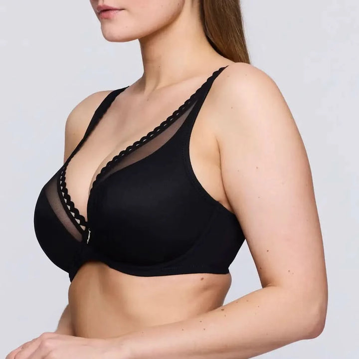 Bralette con aros y copas lisas VIVGIRL NEGRO