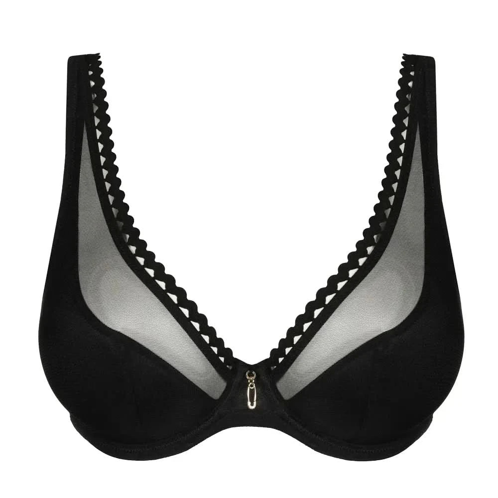 Bralette con aros y copas lisas VIVGIRL NEGRO