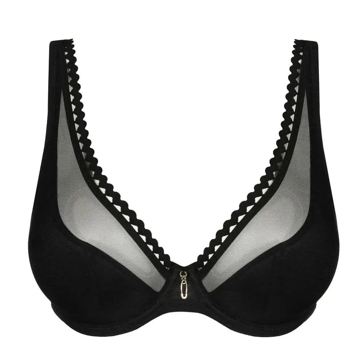 Bralette con aros y copas lisas VIVGIRL NEGRO