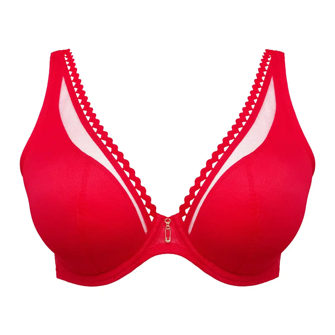 Bralette con aros y copas lisas WOWGIRL
