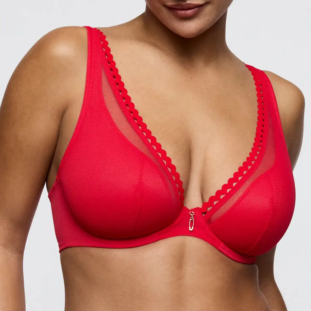 Bralette con aros y copas lisas WOWGIRL