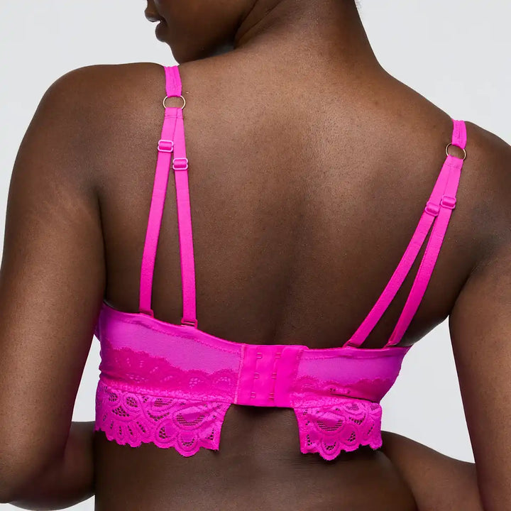 Bralette de encaje con aros DEAR NIGHT PINK